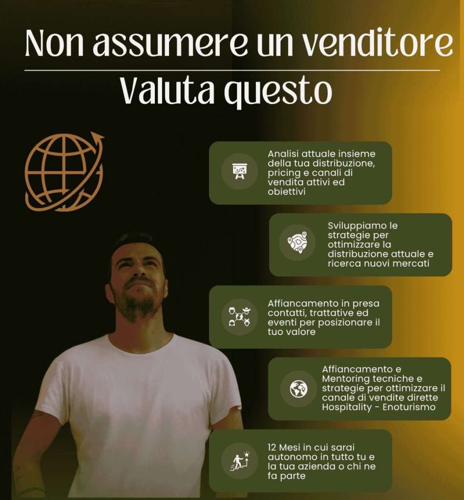 Vendere vino e migliorare il posizionamento del vino sul mercato- percorso di consulenza vendite per cantine di vino